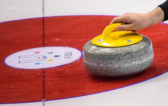 Универсиада. Керлинг. Тренировки