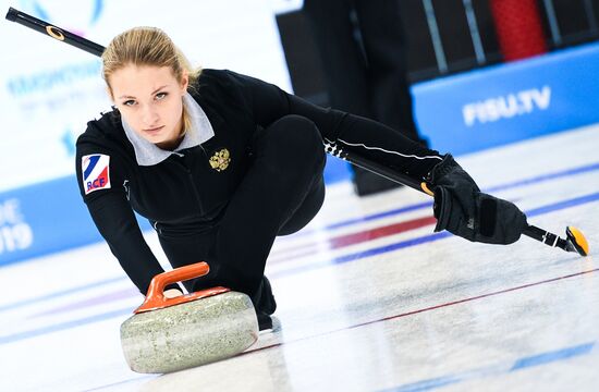 Универсиада. Керлинг. Тренировки
