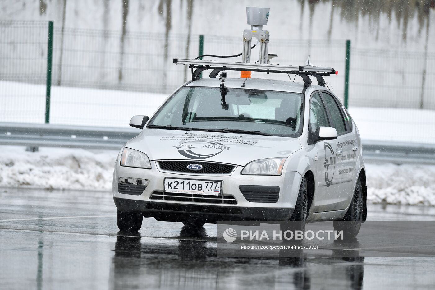 Испытания беспилотных автомобилей в зимних условиях