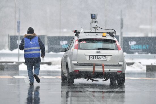 Испытания беспилотных автомобилей в зимних условиях