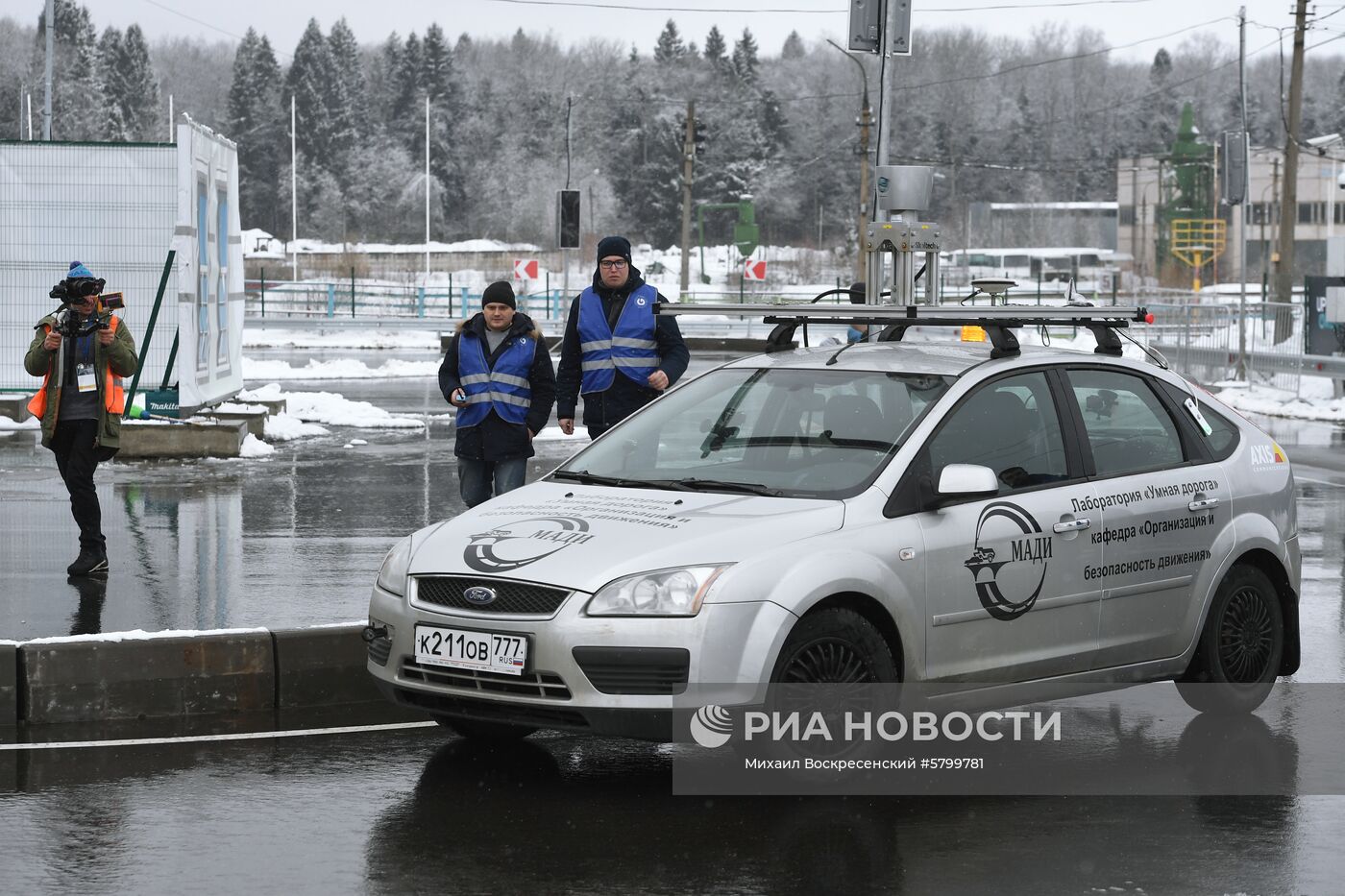 Испытания беспилотных автомобилей в зимних условиях