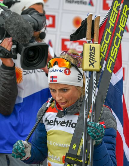 Лыжные гонки. Чемпионат мира. Женщины. Масс-старт