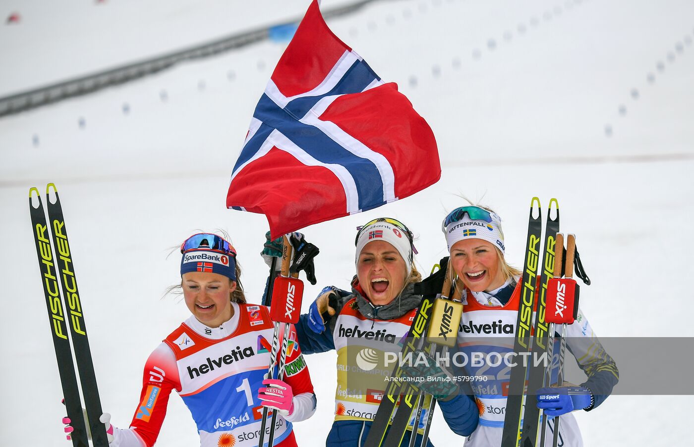 Лыжные гонки. Чемпионат мира. Женщины. Масс-старт