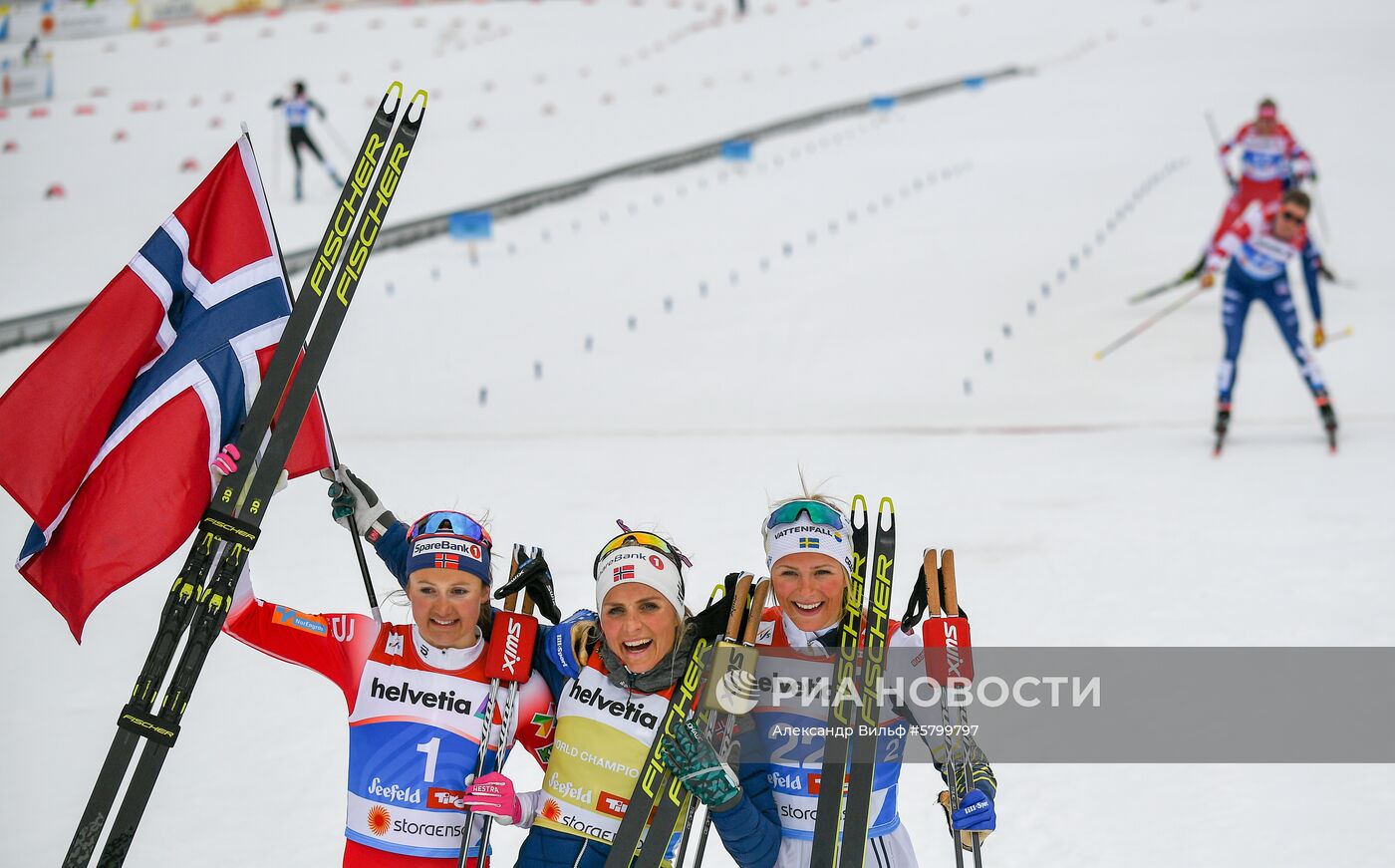 Лыжные гонки. Чемпионат мира. Женщины. Масс-старт