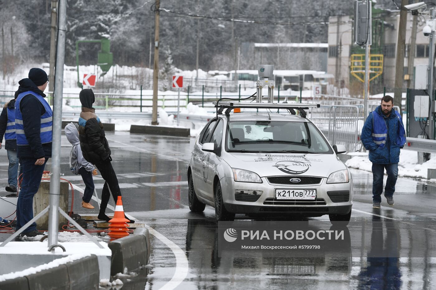 Испытания беспилотных автомобилей в зимних условиях