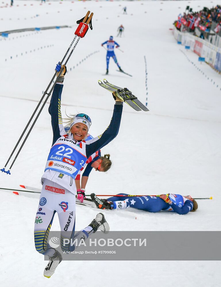 Лыжные гонки. Чемпионат мира. Женщины. Масс-старт