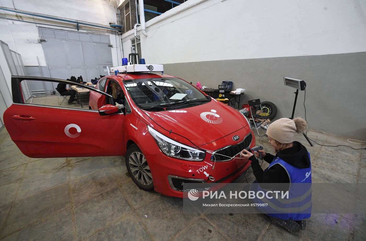 Испытания беспилотных автомобилей в зимних условиях