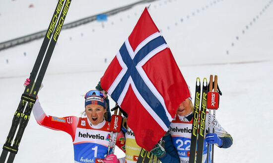 Лыжные гонки. Чемпионат мира. Женщины. Масс-старт