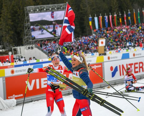 Лыжные гонки. Чемпионат мира. Женщины. Масс-старт