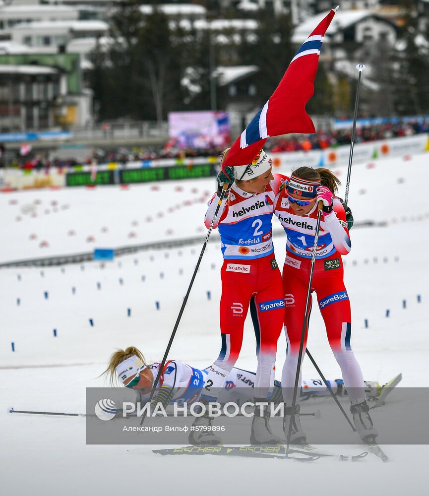 Лыжные гонки. Чемпионат мира. Женщины. Масс-старт