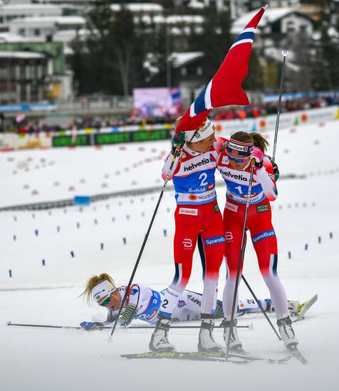 Лыжные гонки. Чемпионат мира. Женщины. Масс-старт