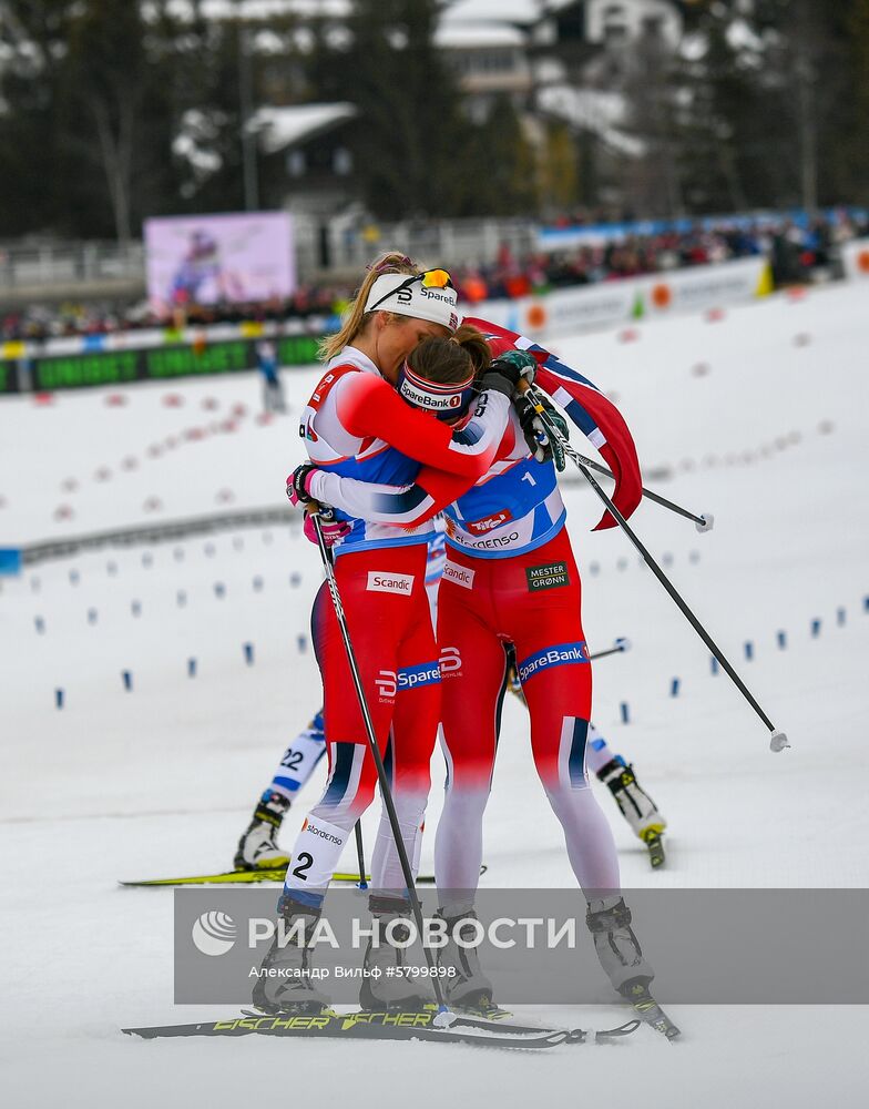Лыжные гонки. Чемпионат мира. Женщины. Масс-старт