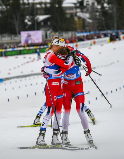 Лыжные гонки. Чемпионат мира. Женщины. Масс-старт