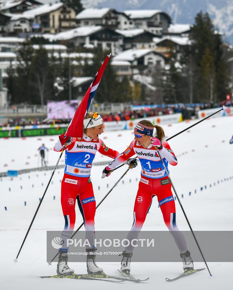 Лыжные гонки. Чемпионат мира. Женщины. Масс-старт