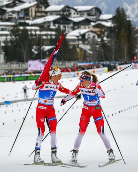 Лыжные гонки. Чемпионат мира. Женщины. Масс-старт