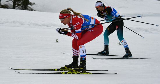 Лыжные гонки. Чемпионат мира. Женщины. Масс-старт