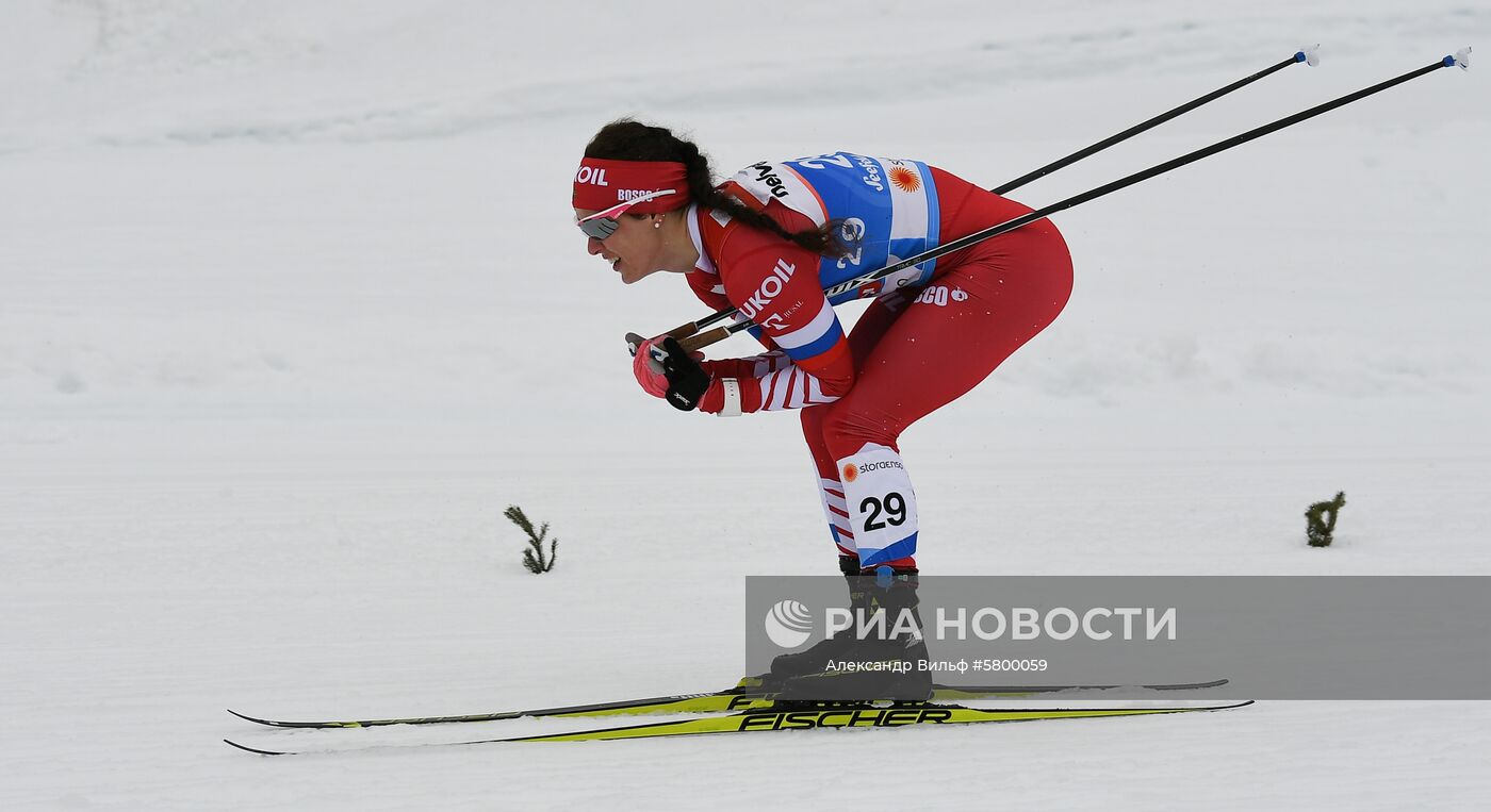 Лыжные гонки. Чемпионат мира. Женщины. Масс-старт
