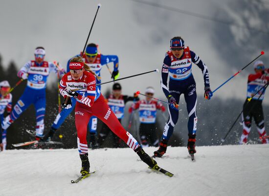 Лыжные гонки. Чемпионат мира. Женщины. Масс-старт