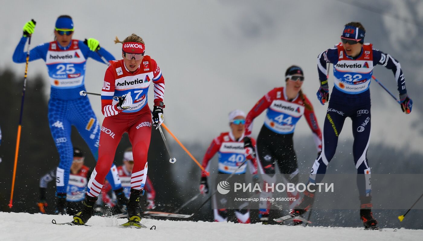 Лыжные гонки. Чемпионат мира. Женщины. Масс-старт