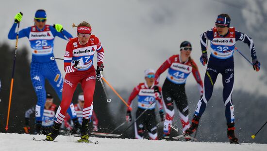 Лыжные гонки. Чемпионат мира. Женщины. Масс-старт