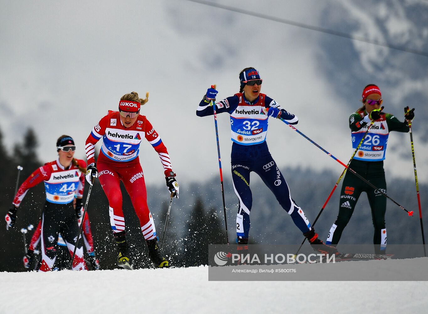Лыжные гонки. Чемпионат мира. Женщины. Масс-старт