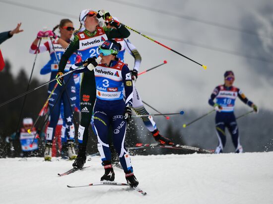 Лыжные гонки. Чемпионат мира. Женщины. Масс-старт