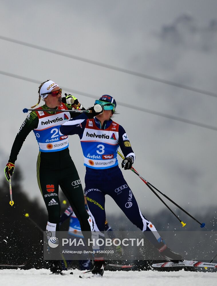 Лыжные гонки. Чемпионат мира. Женщины. Масс-старт