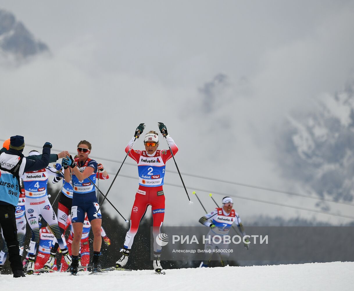 Лыжные гонки. Чемпионат мира. Женщины. Масс-старт