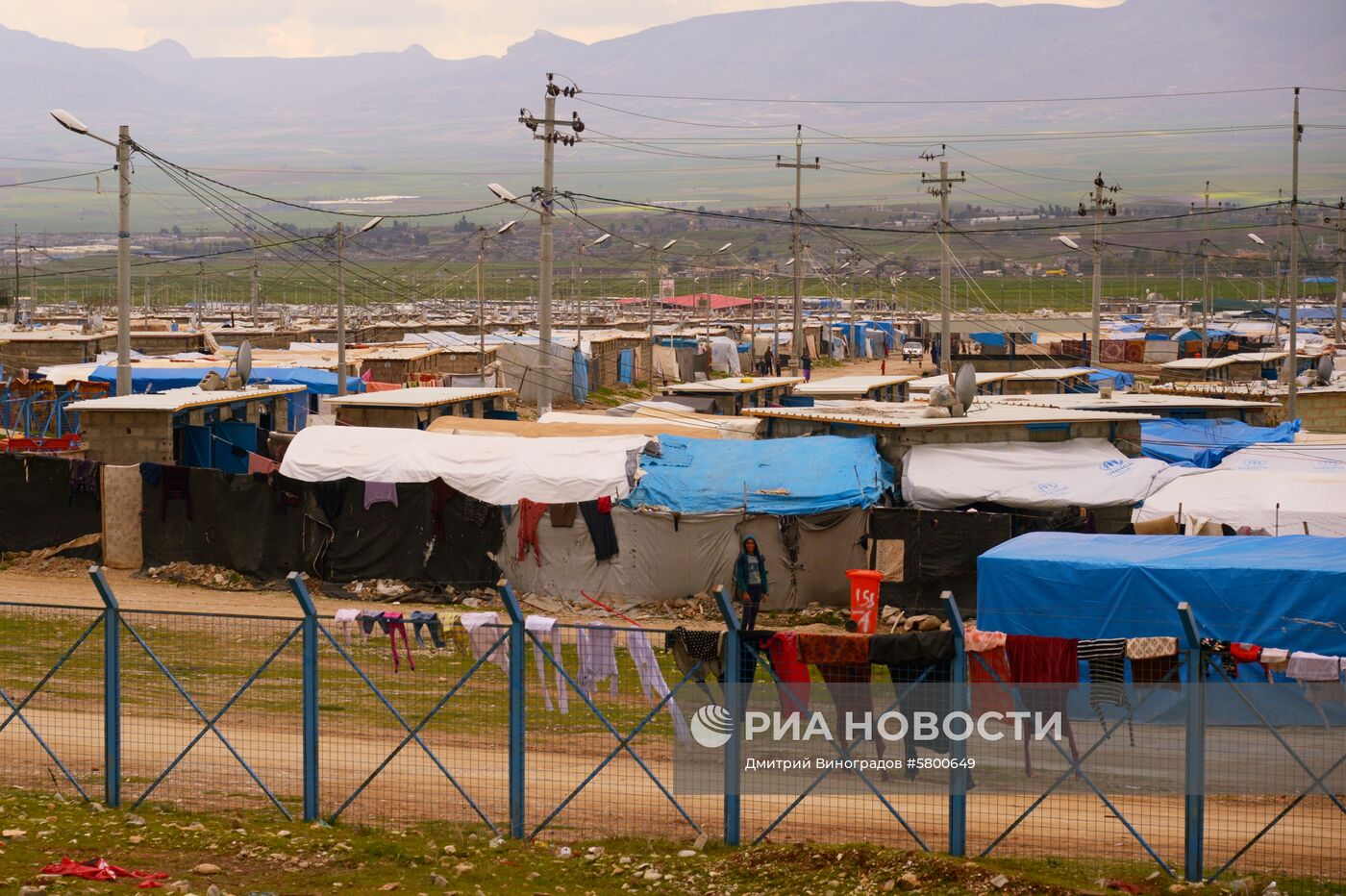Лагерь беженцев в Ираке