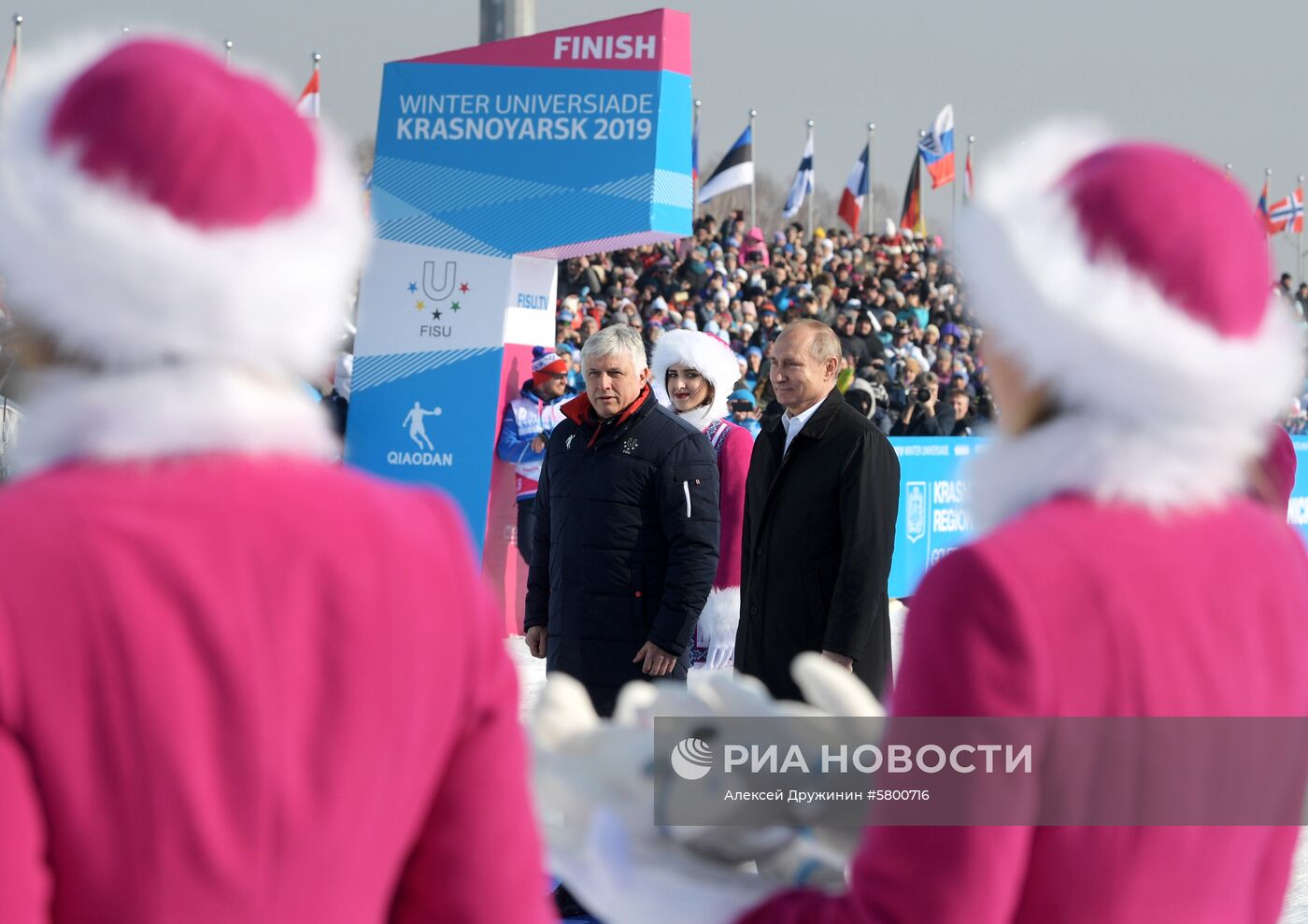 Рабочая поездка президента РФ В. Путина в Красноярск