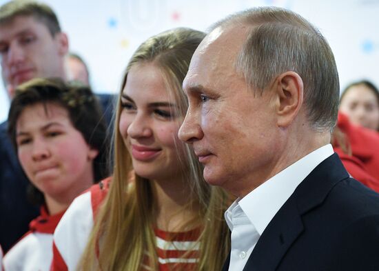 Рабочая поездка президента РФ В. Путина в Красноярск