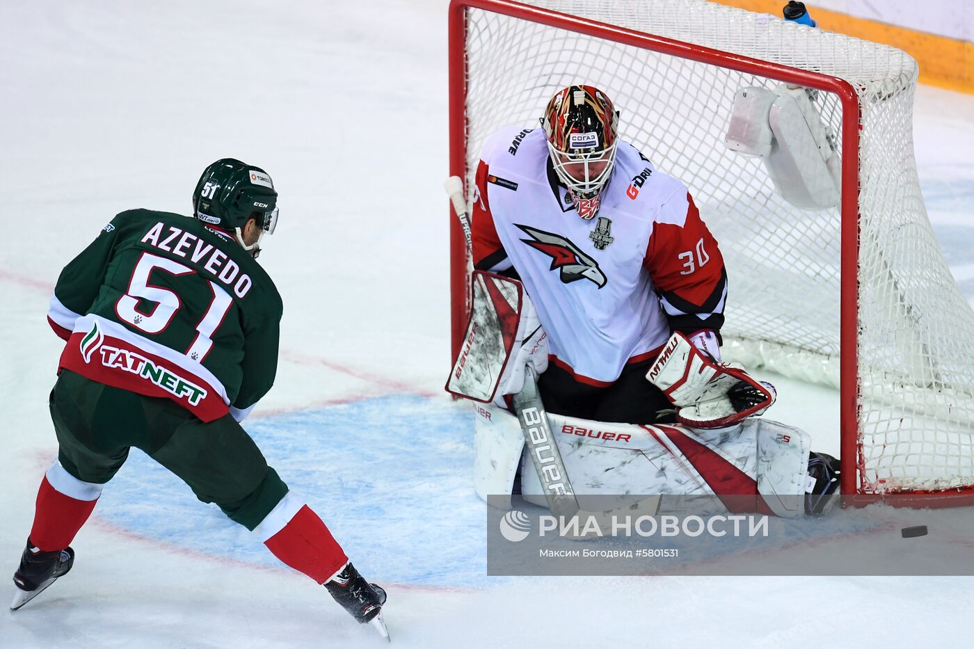 Хоккей. КХЛ. Матч "Ак Барс" - "Авангард"