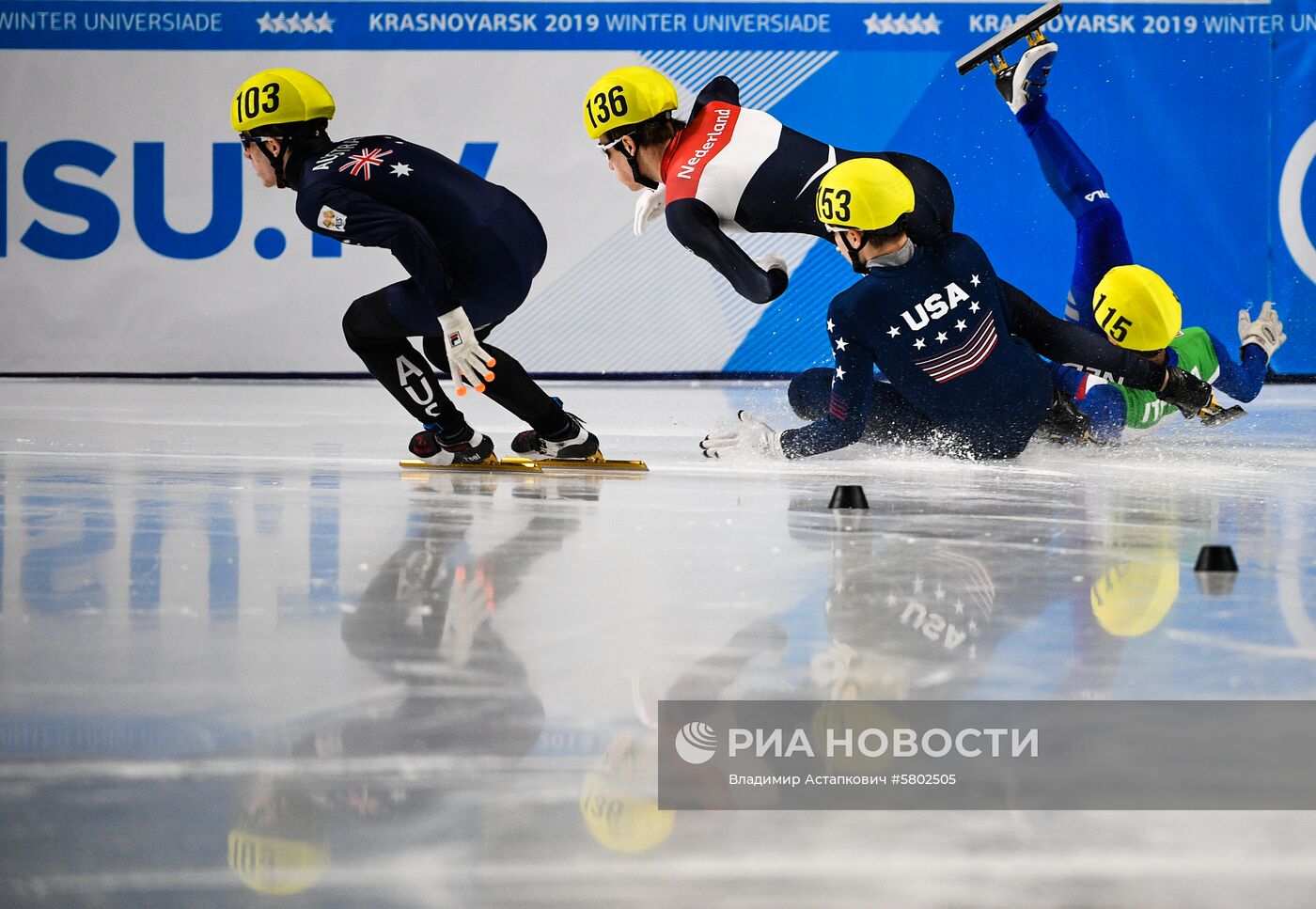 Универсиада-2019. Шорт-трек. День первый