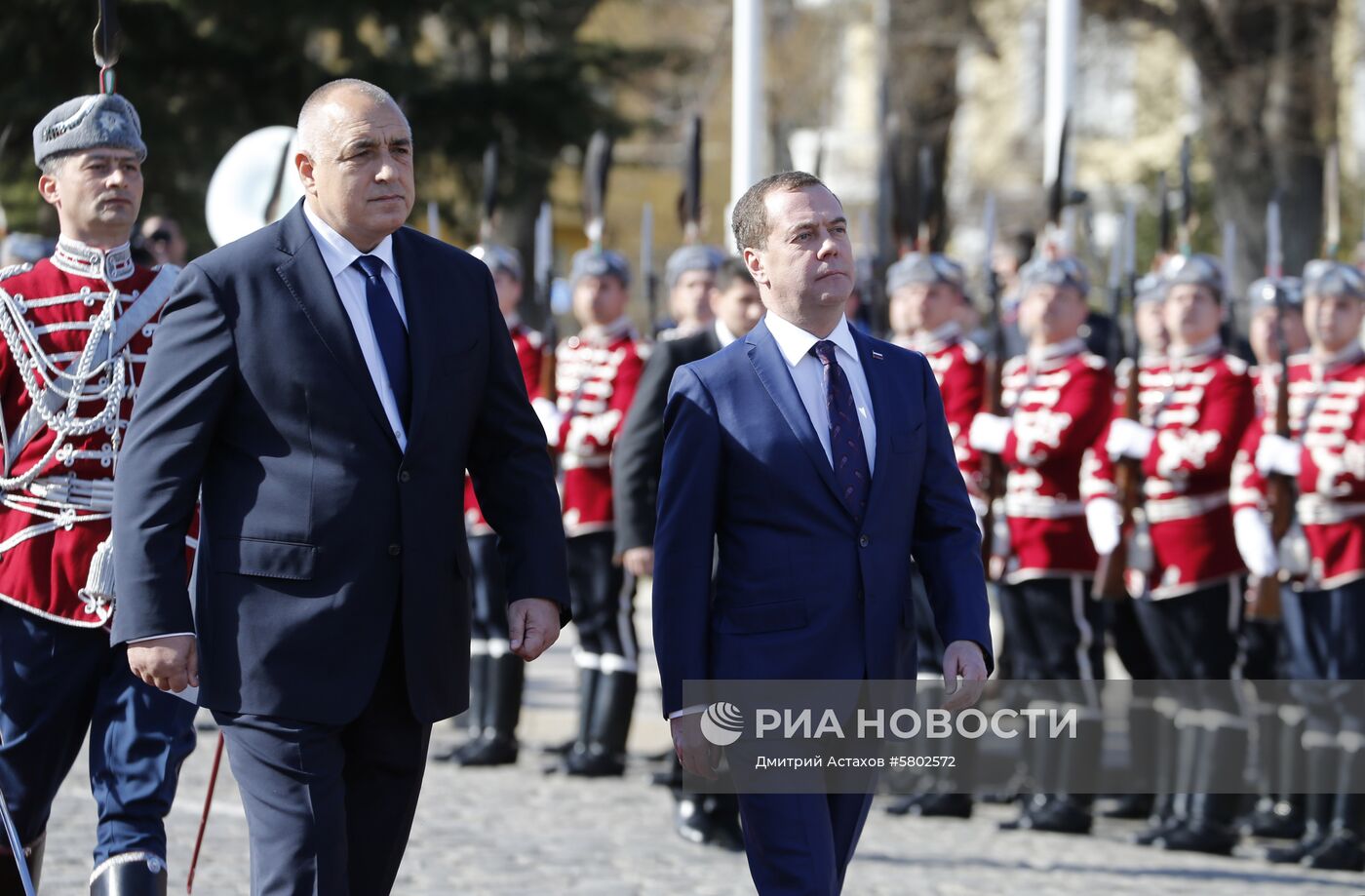 Официальный визит премьер-министра РФ Д. Медведева в Болгарию
