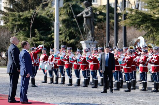 Официальный визит премьер-министра РФ Д. Медведева в Болгарию