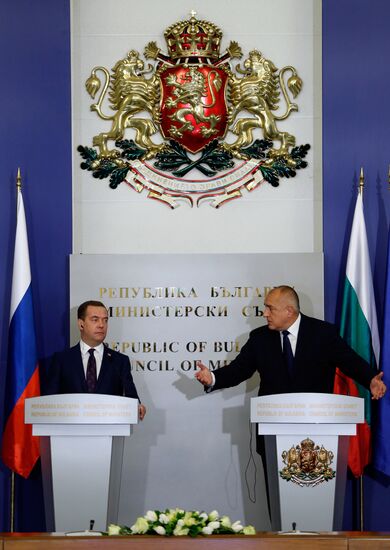 Официальный визит премьер-министра РФ Д. Медведева в Болгарию
