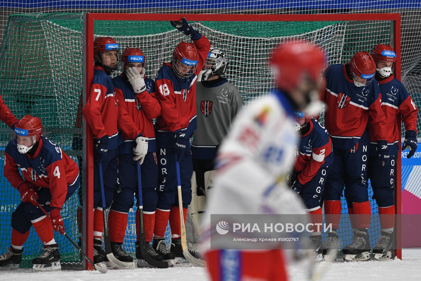 Универсиада-2018. Хоккей с мячом. Мужчины. Матч Норвегия-Россия