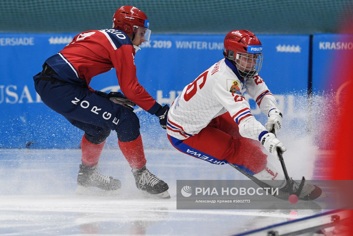 Универсиада-2018. Хоккей с мячом. Мужчины. Матч Норвегия-Россия