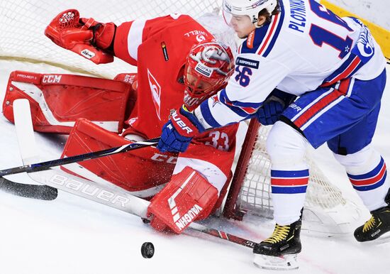 Хоккей. КХЛ. Матч "Спартак"- СКА