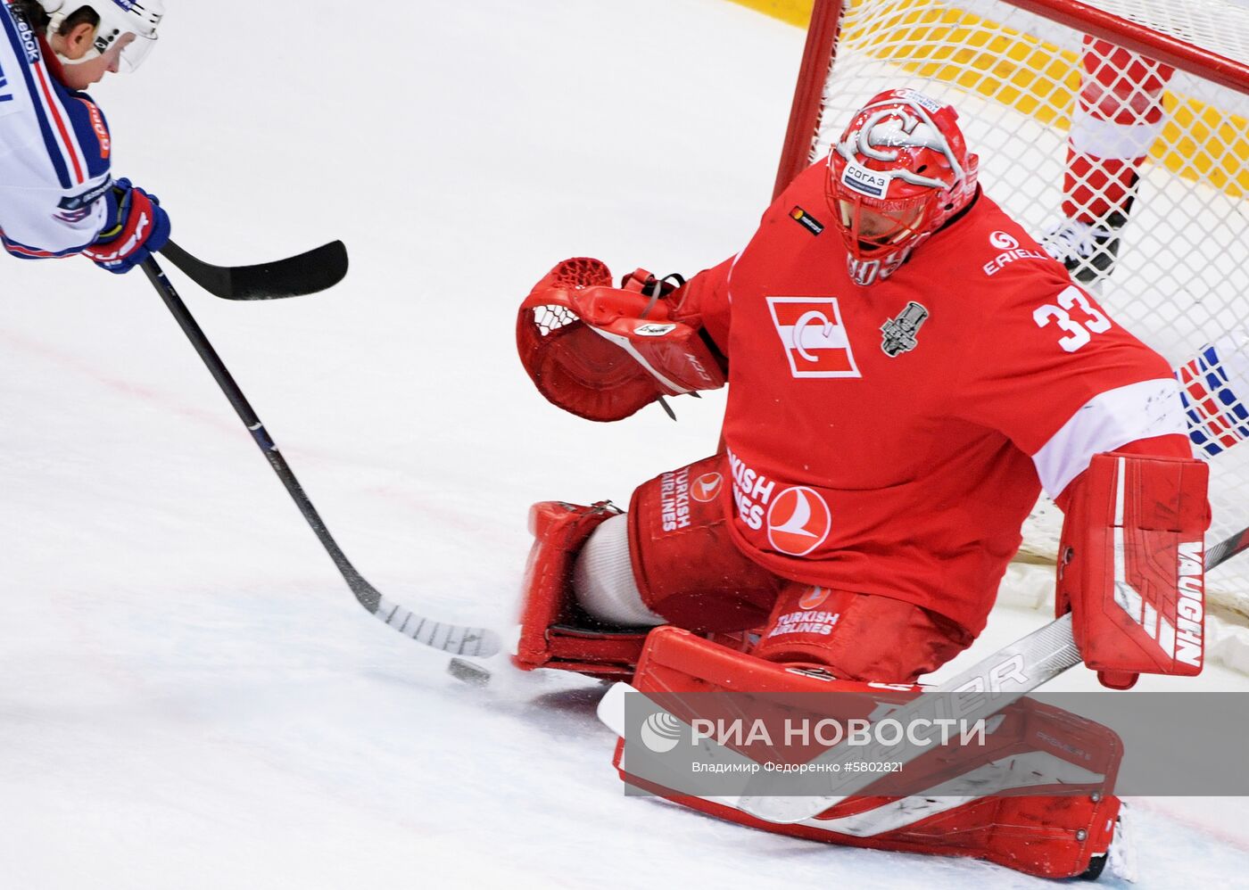 Хоккей. КХЛ. Матч "Спартак"- СКА