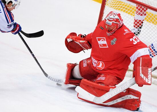 Хоккей. КХЛ. Матч "Спартак"- СКА