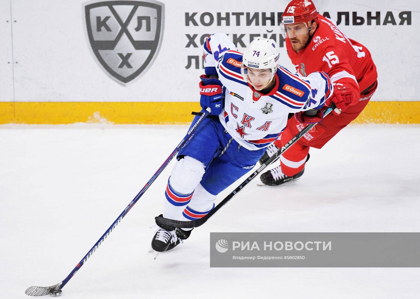 Хоккей. КХЛ. Матч "Спартак"- СКА