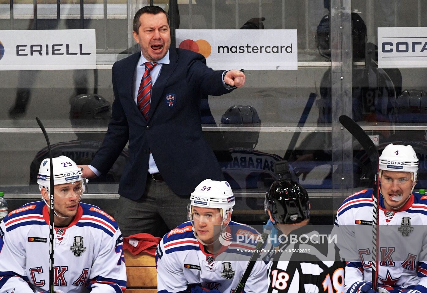 Хоккей. КХЛ. Матч "Спартак"- СКА