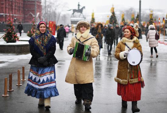 Начало масленичной недели 