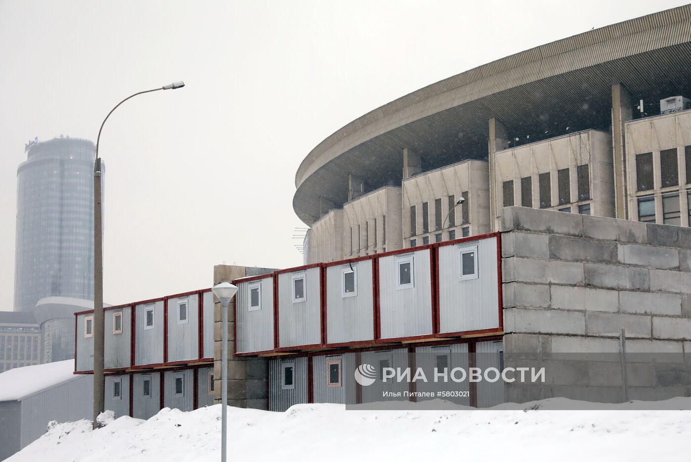 В Москве началась реконструкция спорткомплекса «Олимпийский»