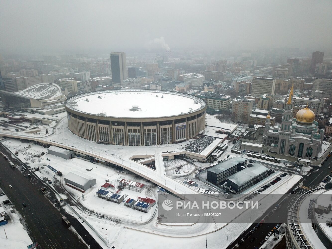 В Москве началась реконструкция спорткомплекса «Олимпийский»