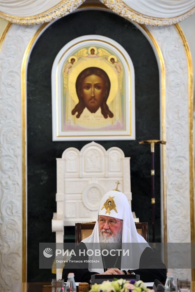 Патриарх Кирилл встретился с Франклином Грэмом