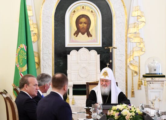 Патриарх Кирилл встретился с Франклином Грэмом