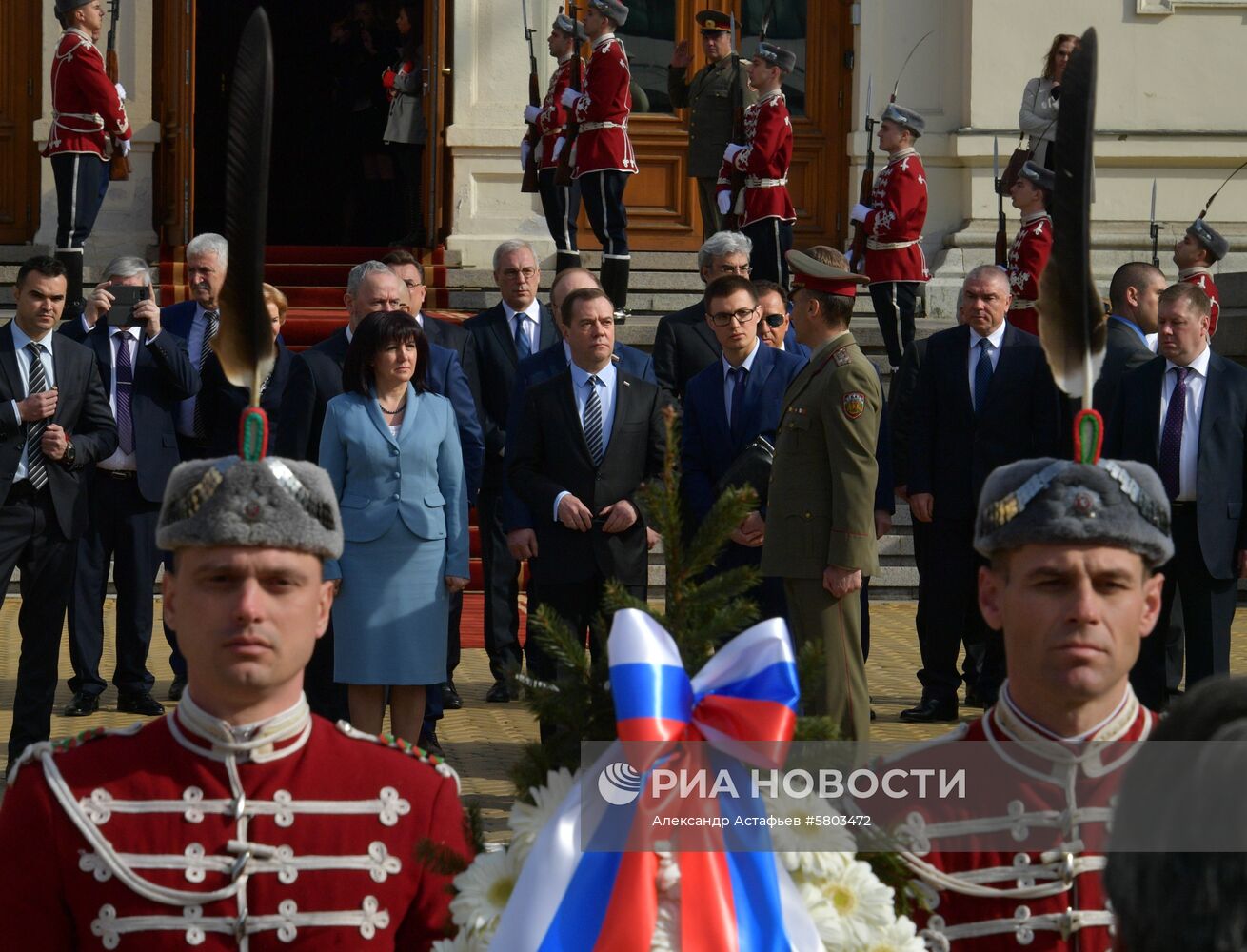 Официальный визит премьер-министра РФ Д. Медведева в Болгарию. День второй