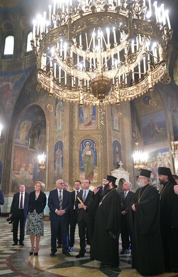 Официальный визит премьер-министра РФ Д. Медведева в Болгарию. День второй